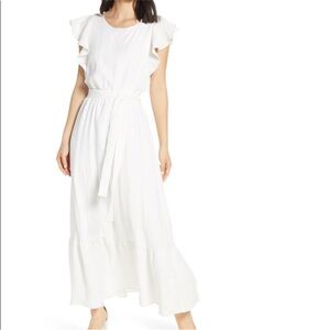 White Muslin Maxi Dress